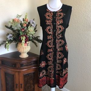 Ana & Kate Button Up Tie Back Sun Dress